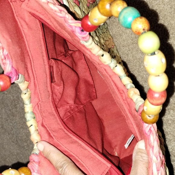 Cappelli Straworld Straw HandBag with Wallet - Picture 3 of 5